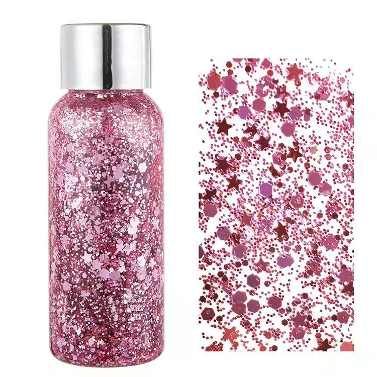 
Chunky Body Glitter for Art Sequins Laser Flash Powder Face Glitter Shimmer Shine UV Body Paint Festival Hair Glitter Cosmetic 