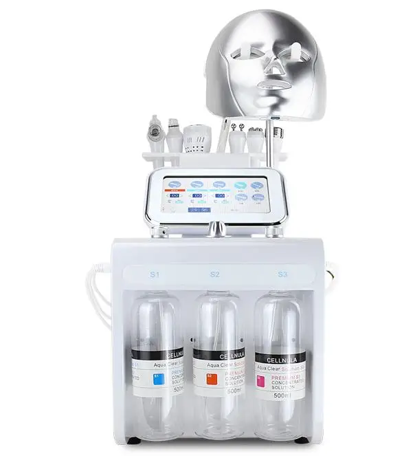 

New technology 2020 hydrofacials machine H2O2 hydrogen oxygen 6 in 1 multifunction beauty machine