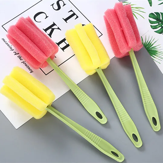 

Factory Wholesale Cheap Price Bottle Cup Mugs Kitchen Brush Cleaner Cleaning Tool Brushes, Green