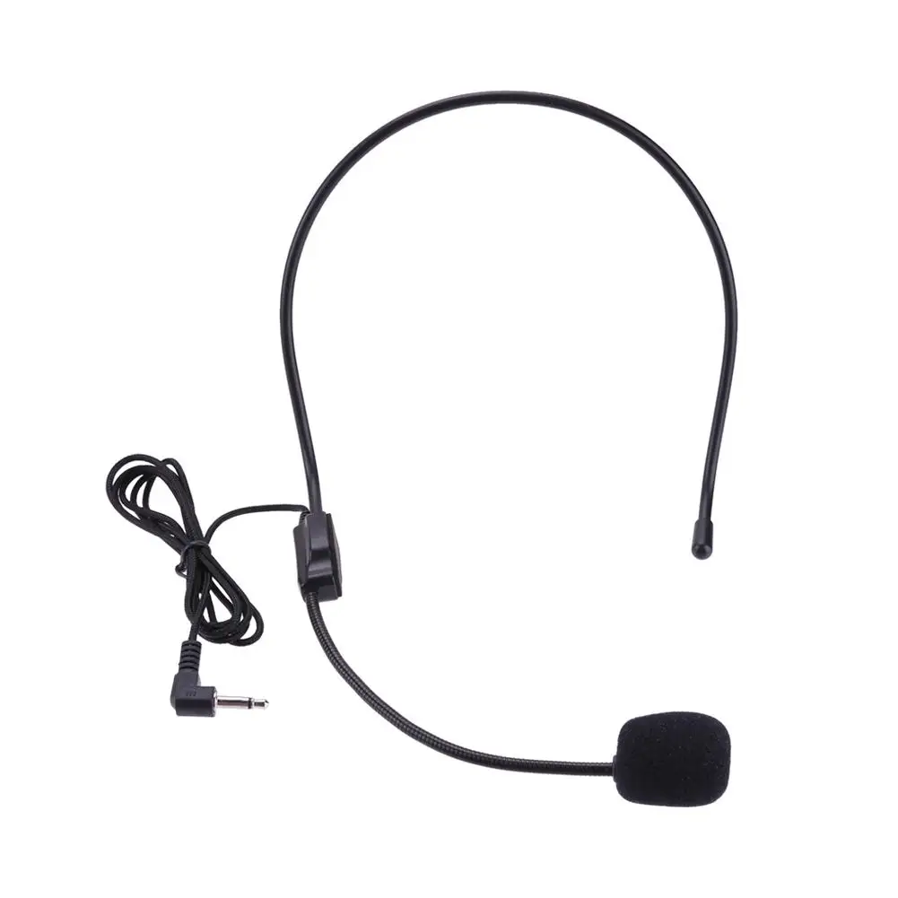 

Universal Wired Headset Microphone for Tour Guide Teaching Lecture Portable 3.5mm Jack Condenser Mic For Loudspeaker