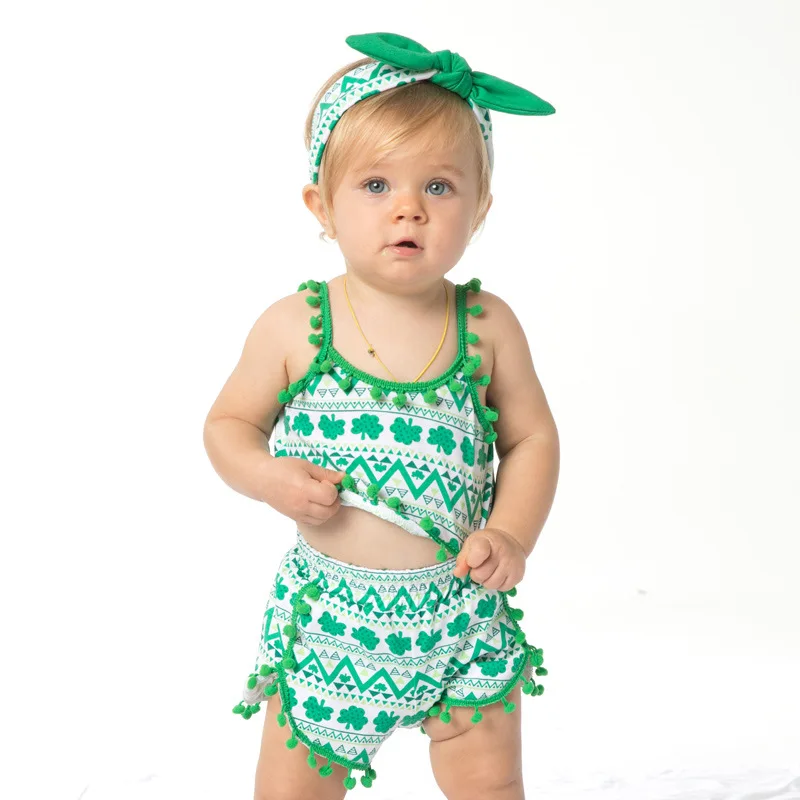 

Wholesale newborn infant clothes MultiColor Ruffle Short Sleeve Baby Girls rompers, Picture