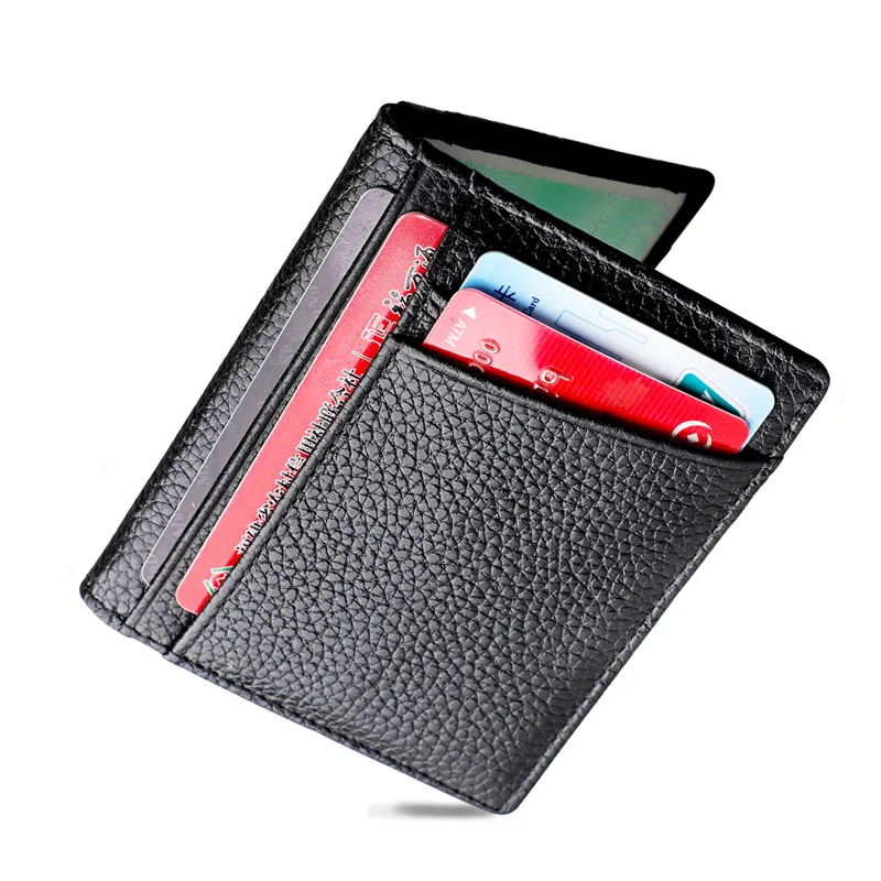 

Factory Direct Men's Leather Driver's License Wallet Holster Multi-card Card Holder Ultra-thin Passport Holder for Men