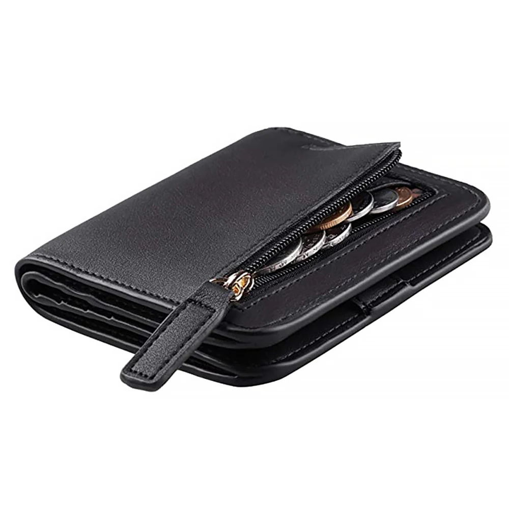 

WESTAL Womens RFID wallets leather women Luxury Genuine Leather Pocket Wallet Ladies Mini Purse and coin purse Card Holders