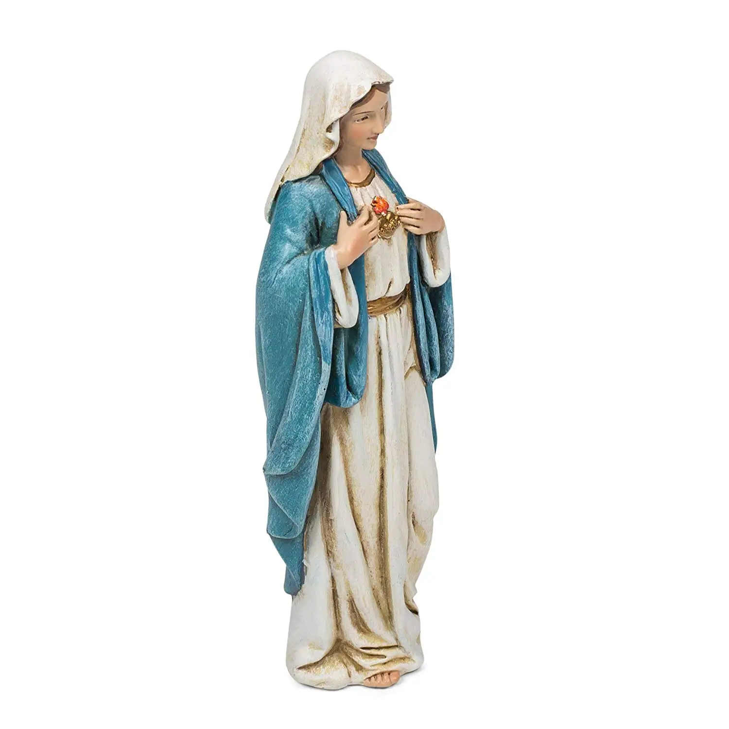 resin virgin mary statue