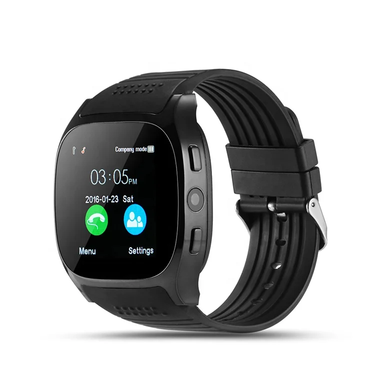 

Wholesale Sport Smart Watch New Products Camera Full Screen Touch Screen Call Messages Smartwatch T8 Ith Sim Card, As picture