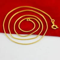 

2018 Dubai Jewelry 14k Gold Filled Plated Long Neck Chain Necklace New Gold Chain Design For Men And Women