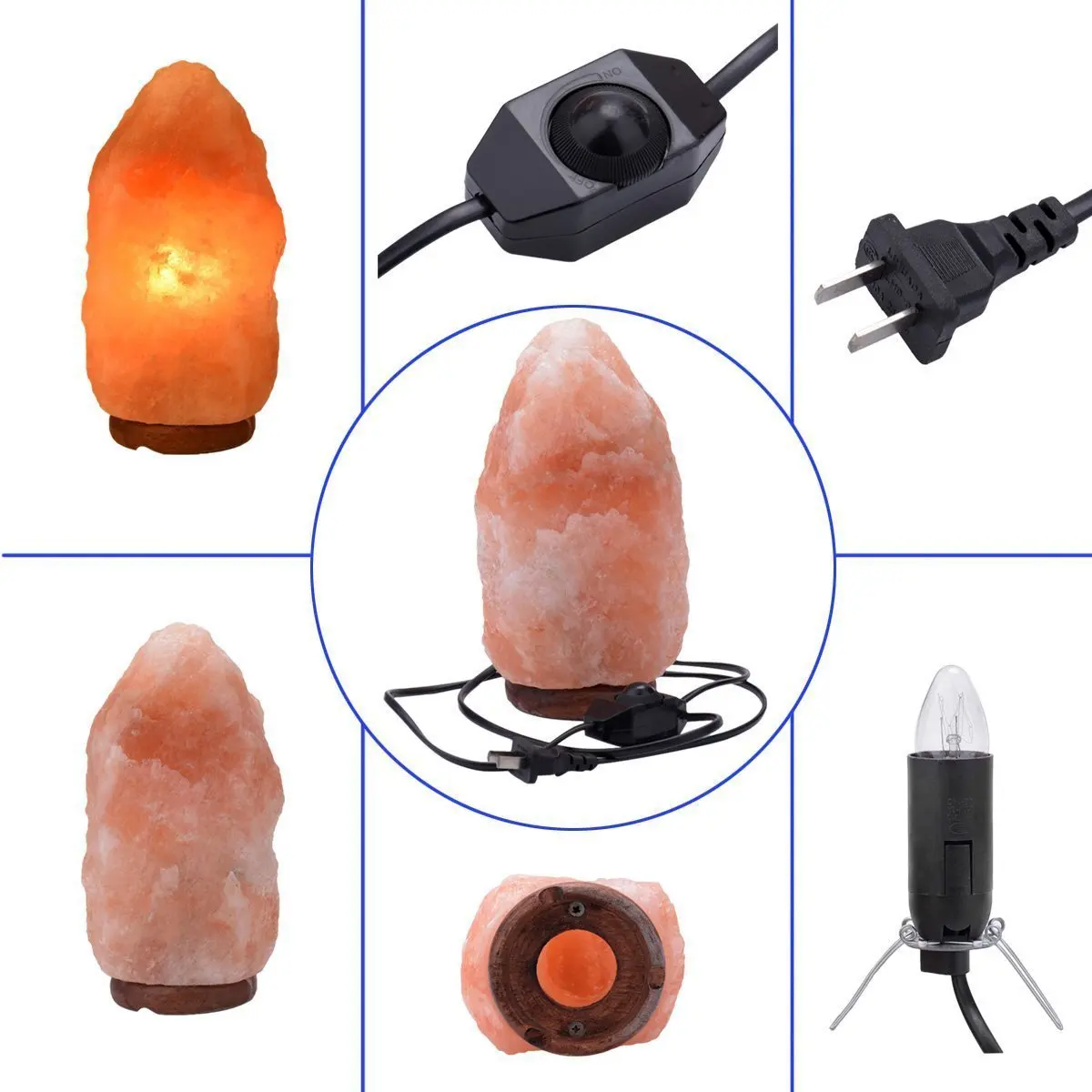 Hot Sale Himalayan Salt Light Himalayan Pink Salt Lamp For Salt Rooms