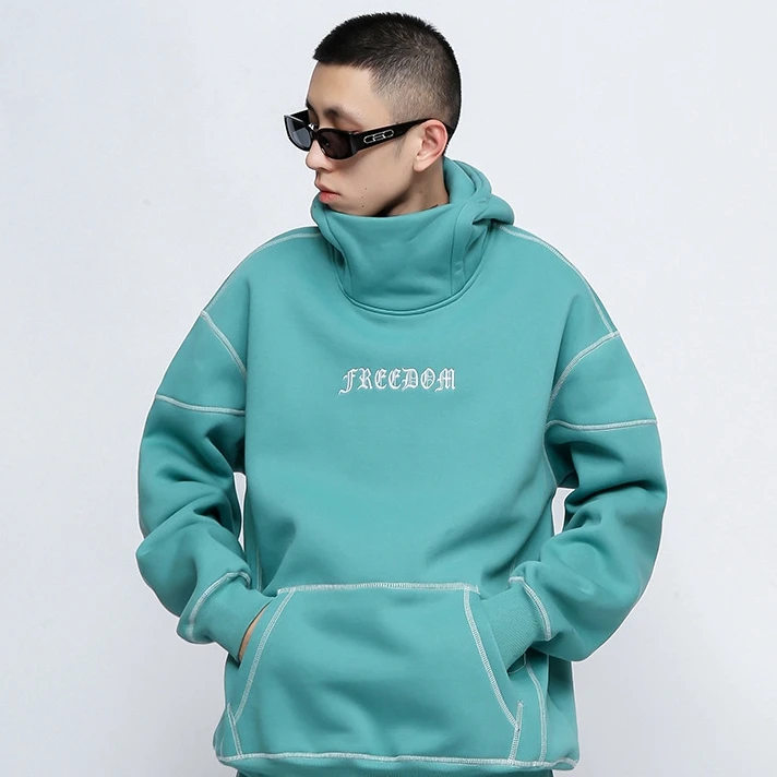 

Custom logo fleece 100% cotton unisex hoodie embroidered cover men zip up hoodie custom