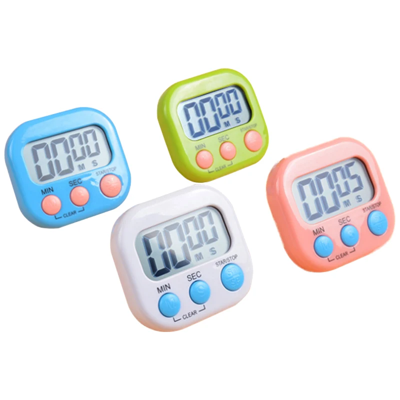 

Custom Mini LED Countdown Electrical Digital Kitchen Timer, Customized color