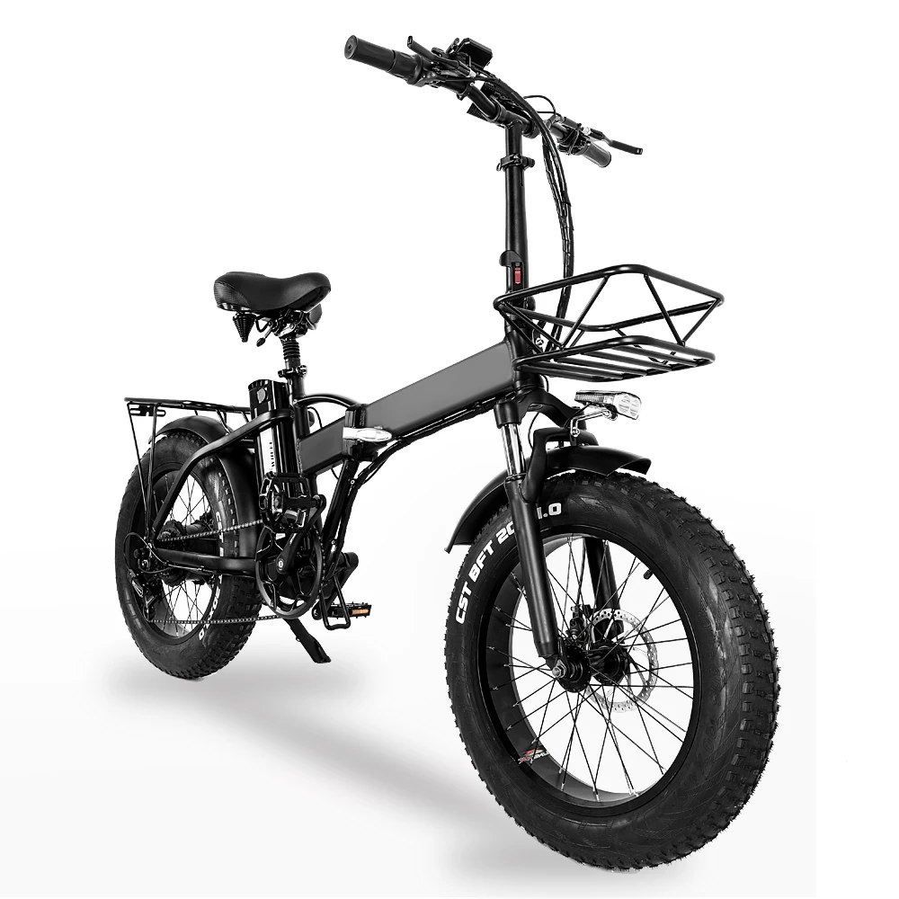 

Hot EU Warehouse 48v/15ah 750W Fast Electric Bicycle Dirt Bike For Adult 20*4inch Fat Tyre Bike