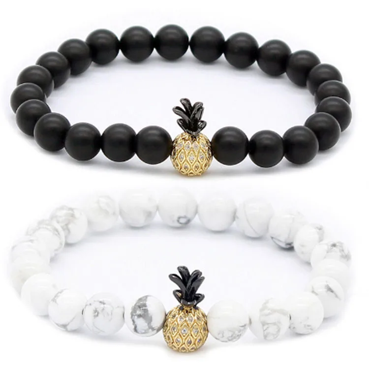 

Summer pineapple inlaid zircon lovers Bracelet Fashion Jewelry new recommendation
