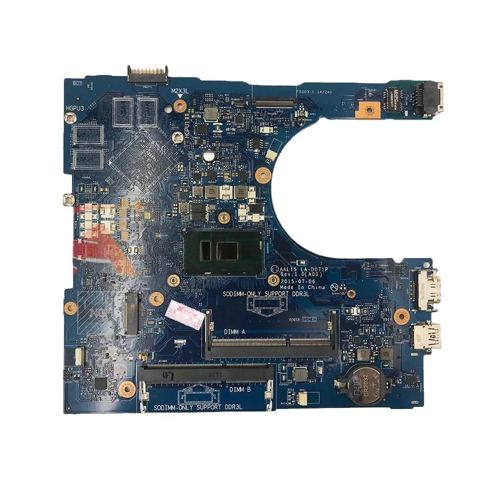 

LA-D071P FOR dell Inspiron 14 5459 15 5559 5759 Notebook Motherboard CN-088XGMainboard w/ 3855U 4405U i3 i5 i7 6th Gen