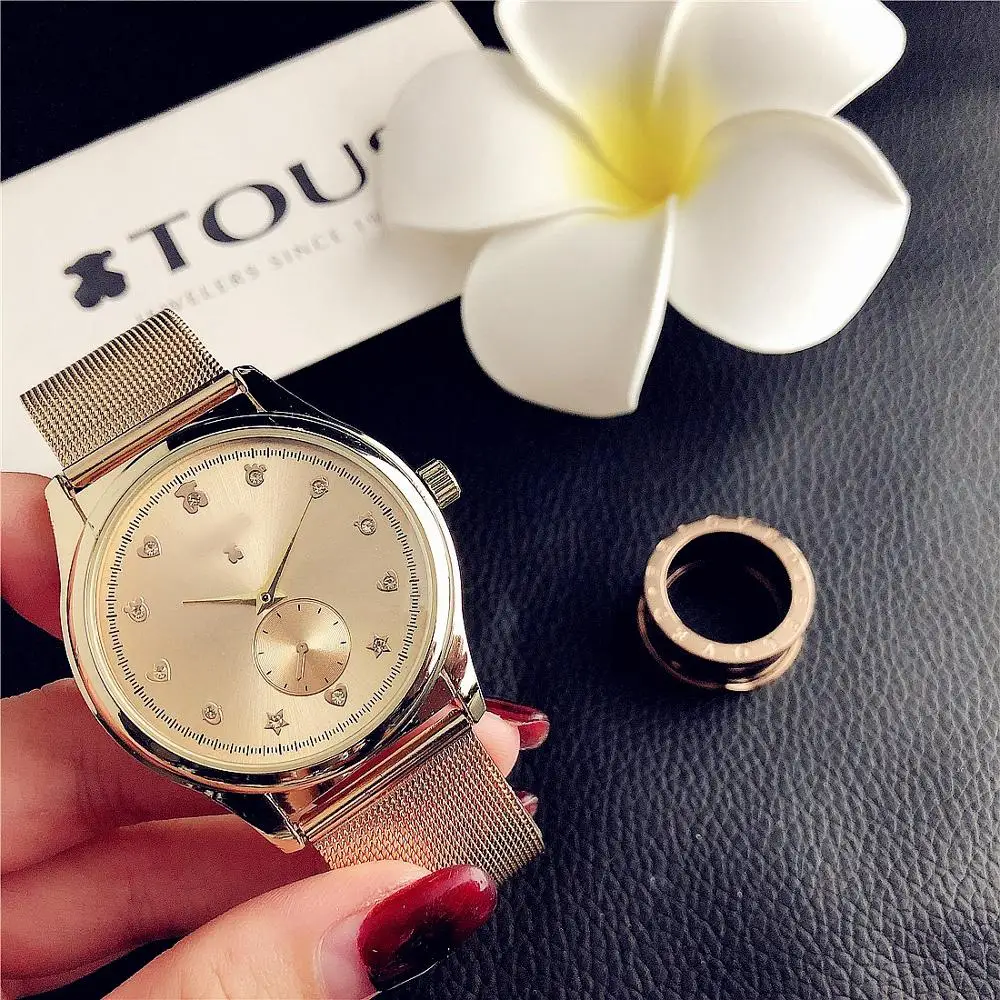 

Explosion models selling fashion trend cartoon ladies watches fashion personality elegant watches women fashion, Gold