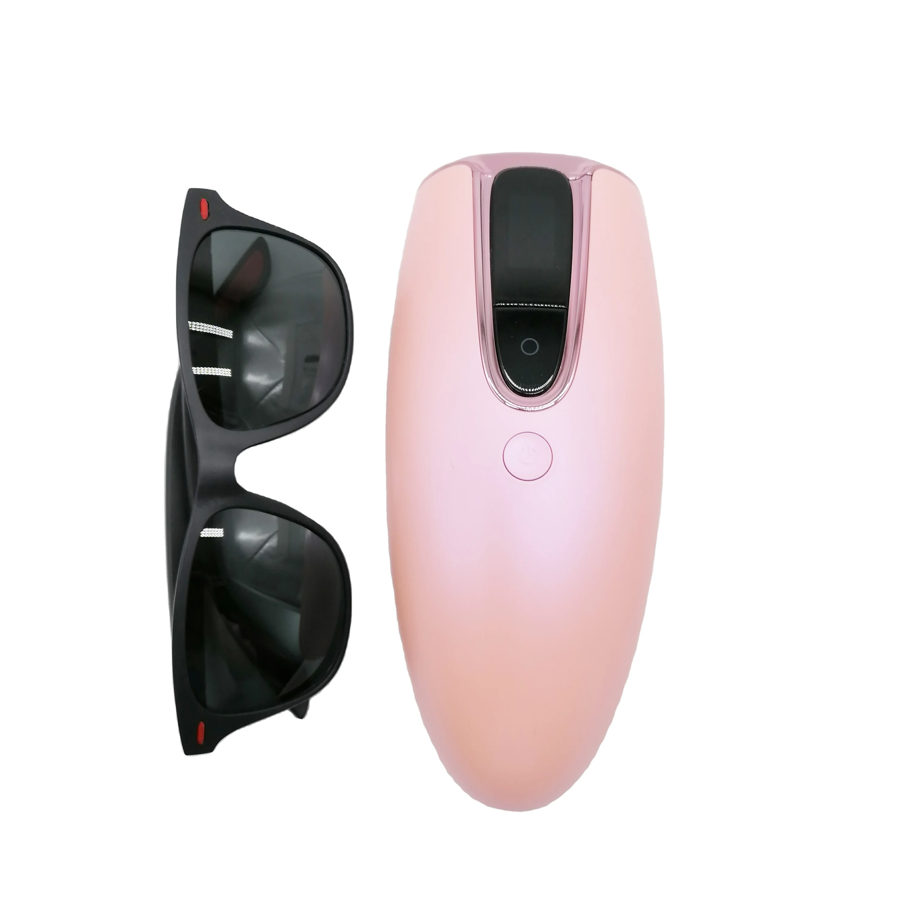 

White pink mini laser hair removal machine Permanent Body Hair Epilator 600000 Flashes laser ipl hair removal machine, White pink black