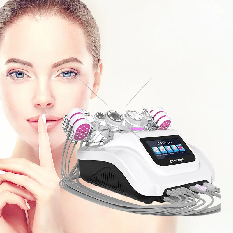 

2022 S Shape 30k 45T2SB RF 5MHZ fat reduction microcurrent face lift anti-wrinkle machine /fat cavitation device, White