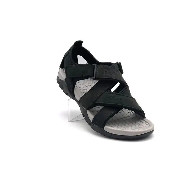 

sandalias Waterproof Men Sandals Backbelt Sandals Fashion Sandals Shoes 2020, Black/brown/dark brown