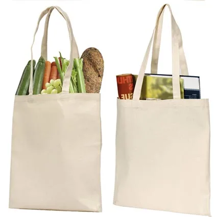 

Wholesale eco friendly recyclable natural white canvas shoulder bag, Natural color