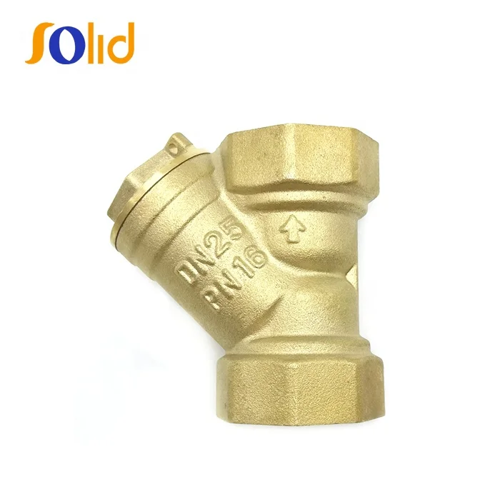 1/2''-4'' Y Filter Valve Brass Forged BSP Female Thread Connection Y Strainer