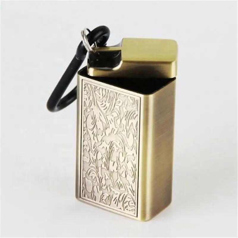 

Hot Sale Metal Mini Outdoors Portable Keychains Ashtray, Black/gold/sliver