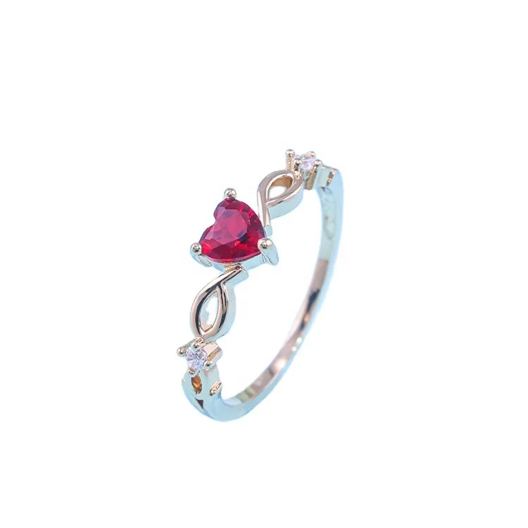 

Simple Heart Ring For Women Female Cute Finger Rings Romantic Wedding Gift For Girlfriend Fashion Sterling Silver Zircon Jewelry