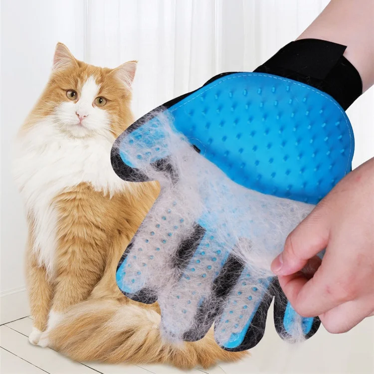 

Pet Shower Bath Glove Grooming Combs Pet Hair Removal Comb Custom High Quality Pet Grooming Gloves