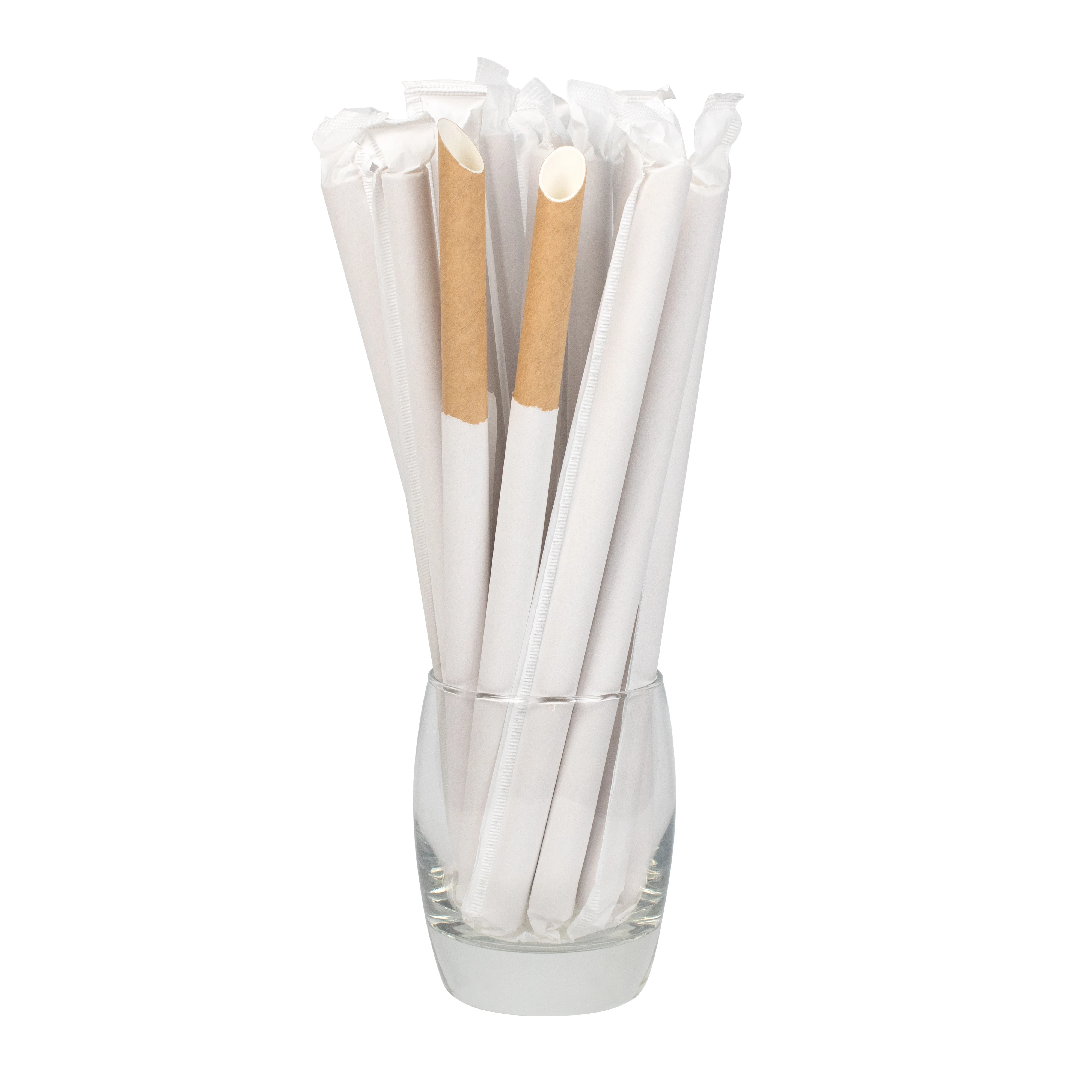 

Disposable Bubble Tea Eco-Friendly Biodegradable Drinking straws Paper Straws in Bulk