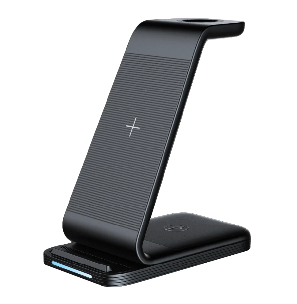 

Fast Charging Stable Office Used 3 in 1 Charging Wireless Charger Stand watch Earphone Wireless Charger