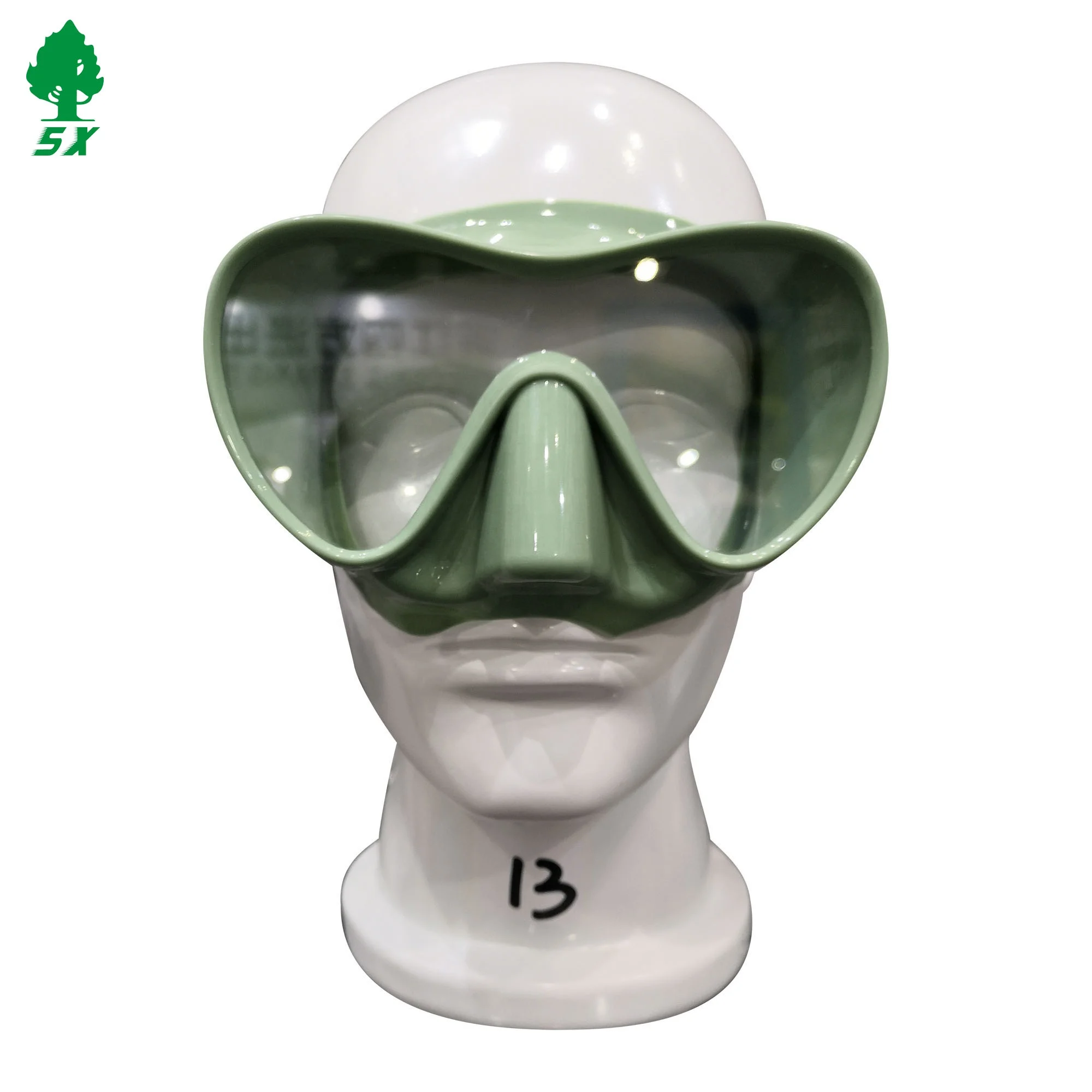 

Songxin Sport Hot Sale Green Swimming Free Diving Snorkeling Mask, 16 colors