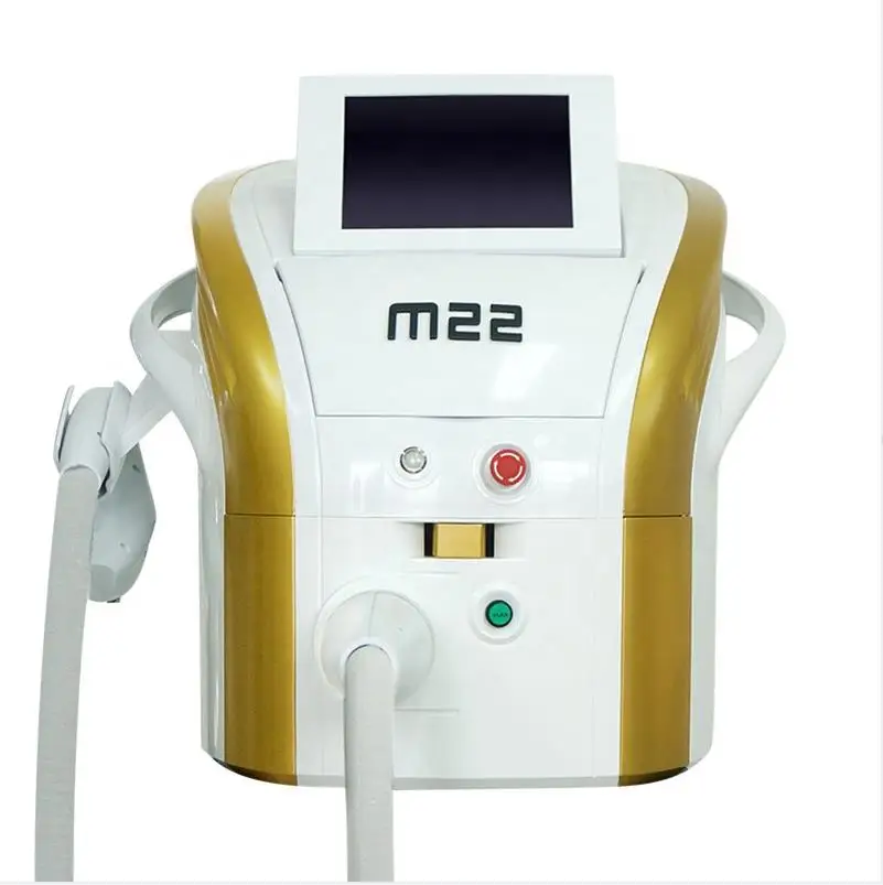 

M22 Adopt Opt M22 Ipl Opt Shr Hair Removal Machine Laser Full Body Skin Rejuvenation Remove Acne Spots Wrinkles Reduce Red Blood, Bule+gold
