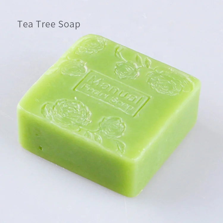 

100g private label custom logo OEM brand Organic remedy natural tea tree oil soap