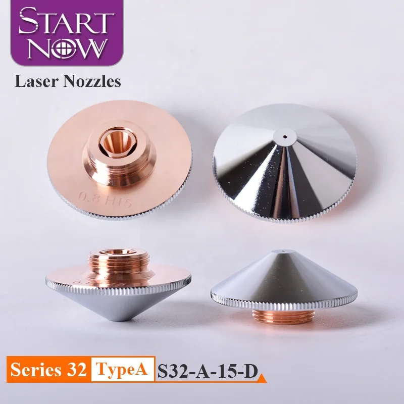 

Startnow S32-A Laser Nozzles for Empower Raytools BT240 Fiber Cutting Machine Head OEM Double Layer 1.0 1.2 1.5 1.8 Laser Nozzle