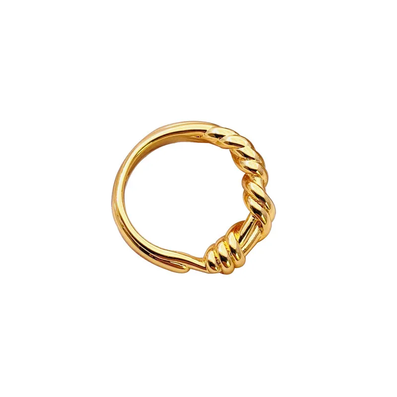 

Woven Twist Ring Minimalistic Summer Korean Statement Jewelry Trendy Ring