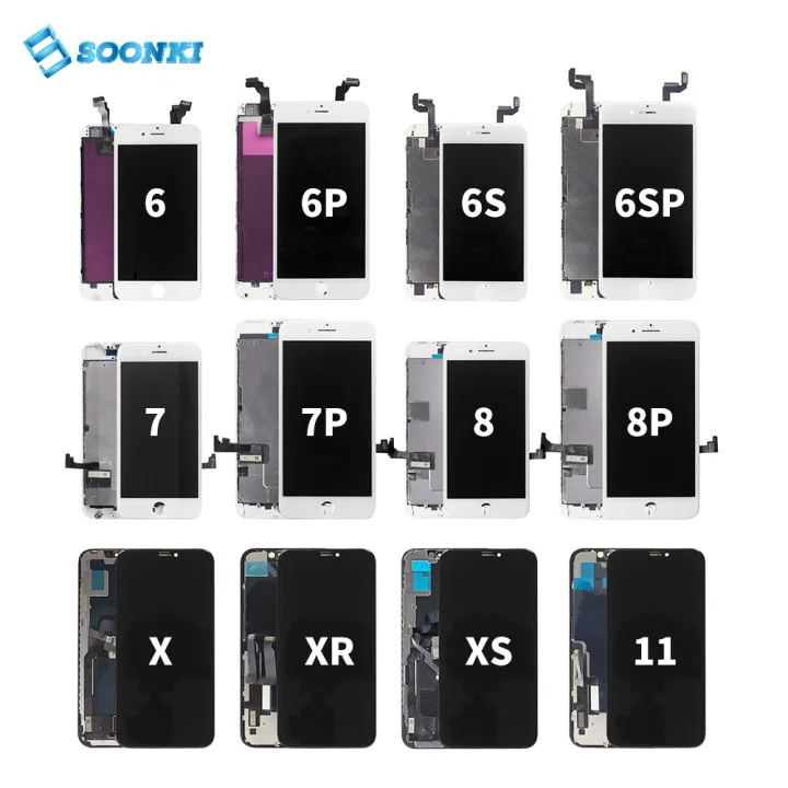 

Wholesale lcd for samsung s8 edge display lcd mobile screen for iphone 6 7 8 7plus 6s plus x 11 12 pro max lcd display
