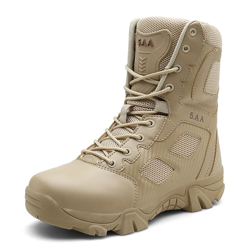 

High quality cheap wholesale black and khaki tactical dubai military army combat boots