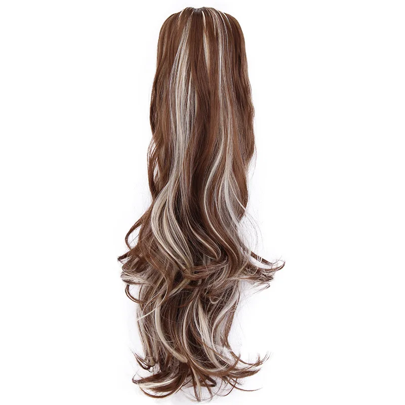 

Women's Layered Curly Hair Natural & Fluffy Grip Wig Pincer Plier Horse Tail