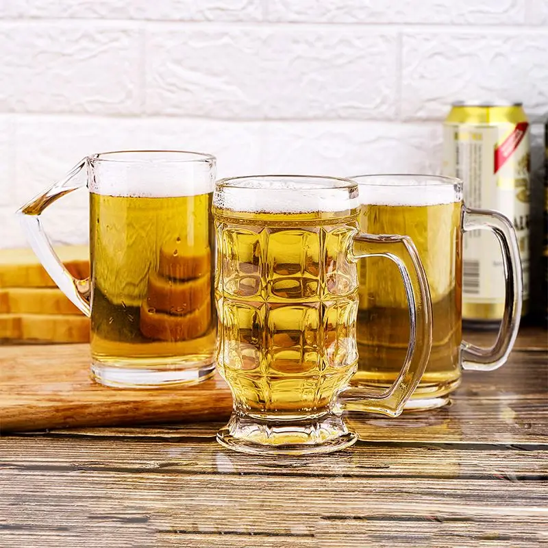 

Wholesale Hot Selling Home Party Clear glass cup Glass Beer Mug, Transparent