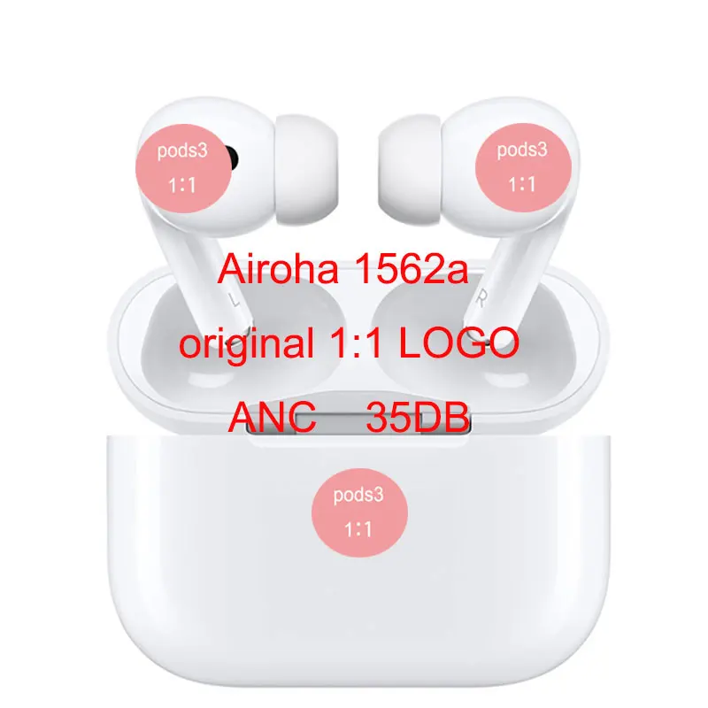 

2021 Newest Anc Active Noise Cancelling Airoha 1562a Tws Anc Earbuds Headphones Wireless Earphone Air Pro 3