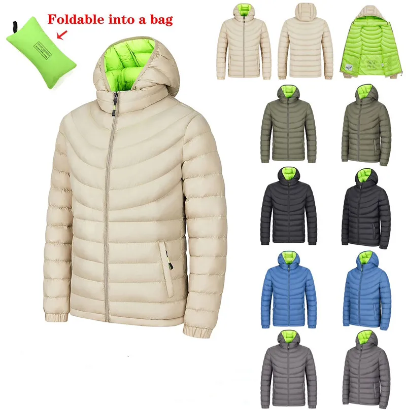 

2023 Fashion Winter Men Clothing Winter Bubble Crop Jacket Puffer Men'S Coats Plus Size Men jacket