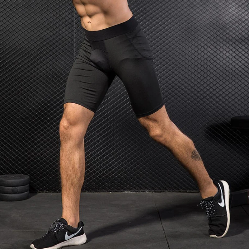 

Workout Compression Seamless Leggings Fitness Gym Men Shorts Pants, Picture