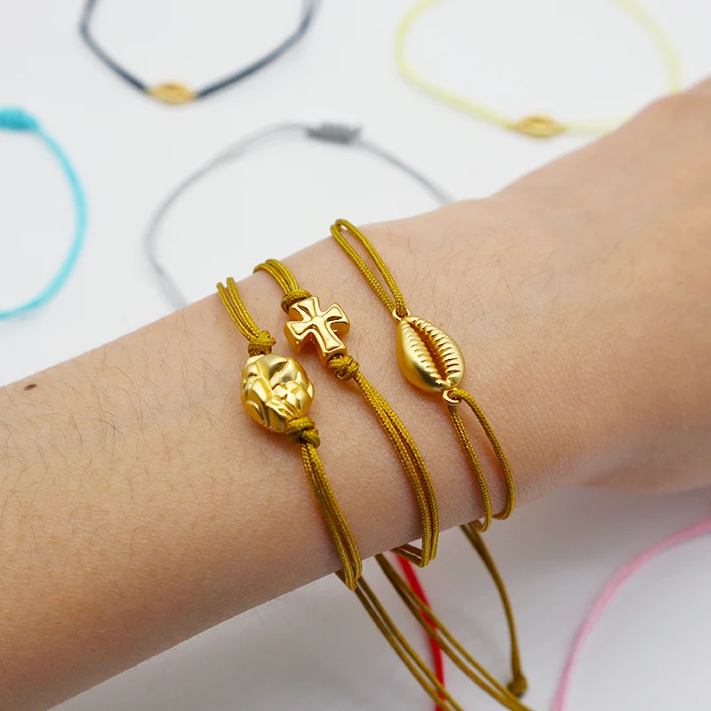 

2020 hot sale adjustable cross bracelet