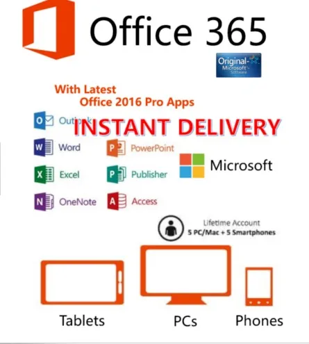 

Best Selling Products Ms 100% Online Microsoft Office 365 Pro Plus Account Password 5 PC One Minute Delivery