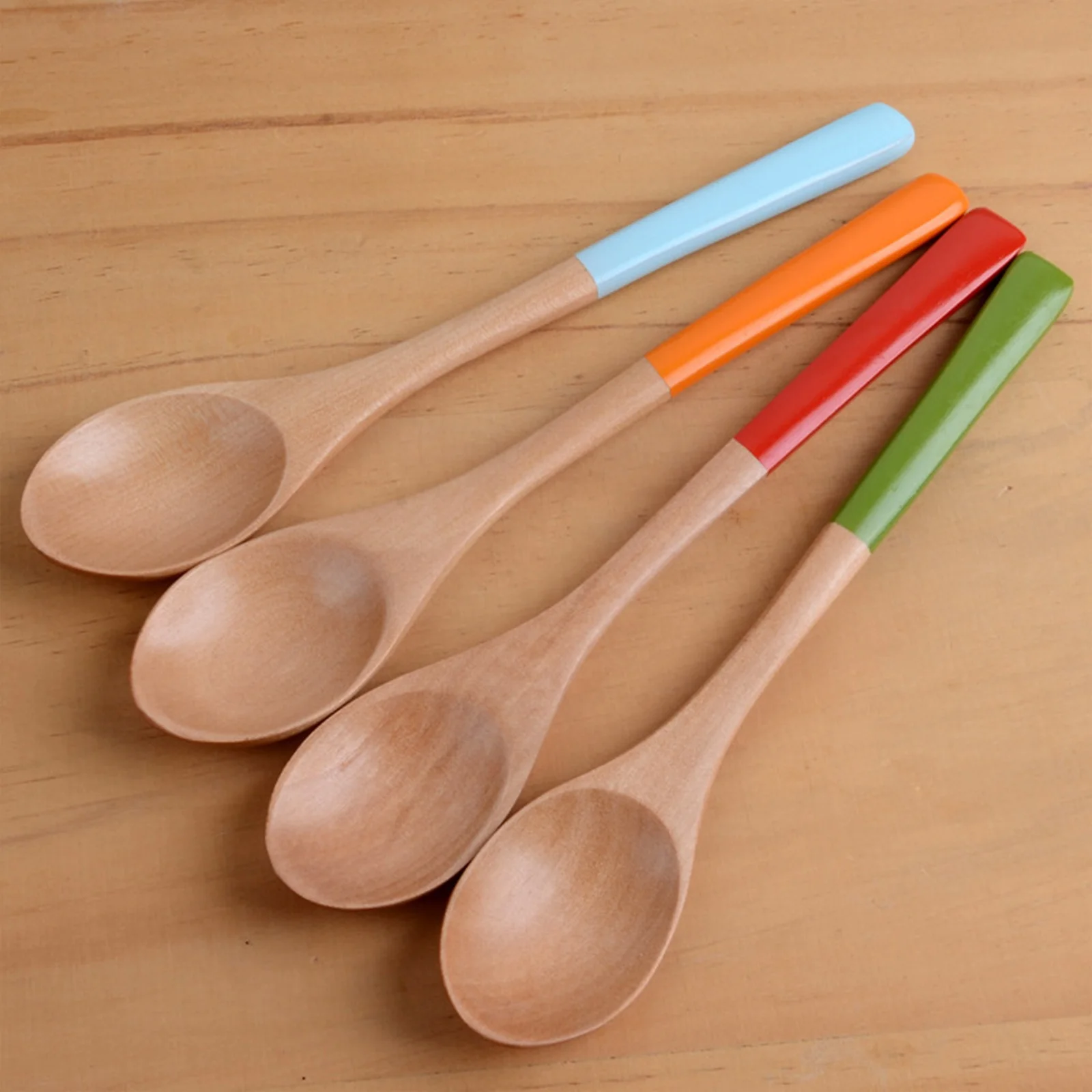 

Manufacturer Wholesaler High Quality Custom Personalized Wooden Spoon with Color Painted, Customized color