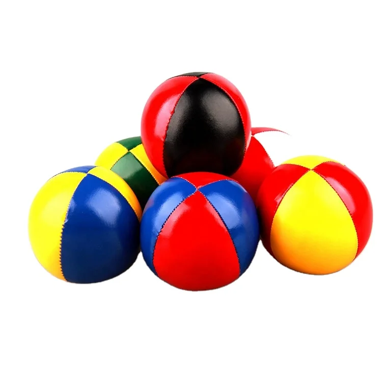 
Pu Spandex Leather Soft Comfortable Juggling Ball Professional Juggling Balls For Sale 