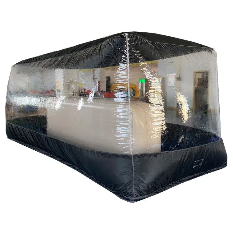 

Easy set up car protect storage bubble tent inflatable car cover, Red black sliver or customized