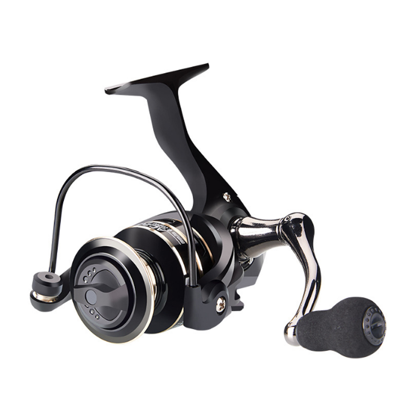 

Hot Sale  AC Series Hot Sale Full Metal Arm Fishing Tackle Sea Water Spinning Fishing Reels, Black
