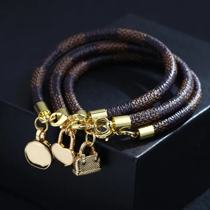 

Fashion Luxury Branded Designer Inspired Bracelet Leather Bag Charm Bangle for Women jewelry Accessories