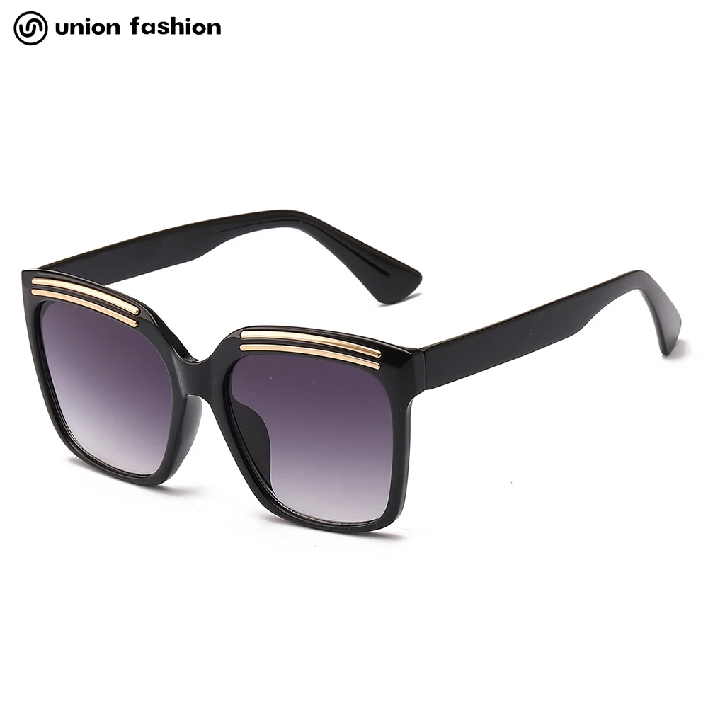 

Hot Style Metal Unisex Fashion Retro Big Frame Square Sunglasses, 6 colors