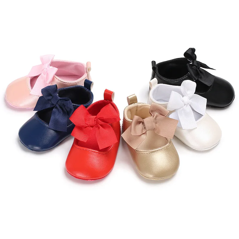 

2019 new fashion infant Dress shoes Anti-slip soft-sole Wedding gift baby shoes for Girl