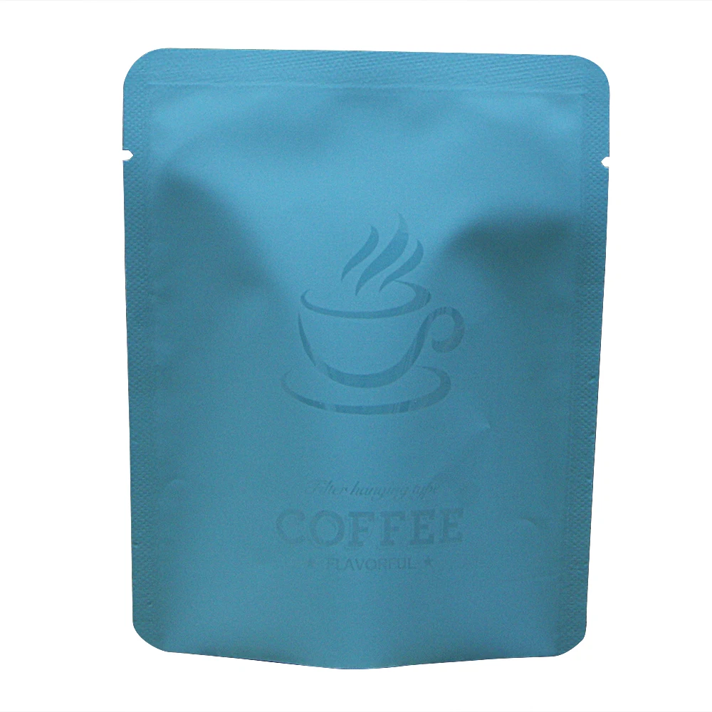 

Aluminum foil doypack coffee package hanging ear drip coffee filter bag tea bag packing zipper coffee packaging