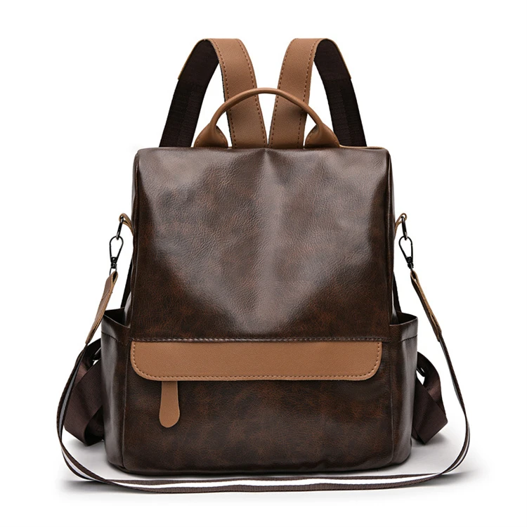 

custom brand promotion latest casual fashion mini backpack bag women pu leather